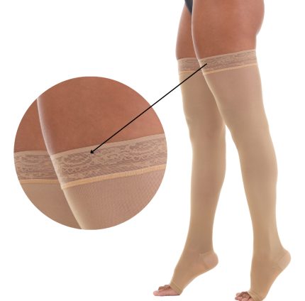 Meia De Compressão 20-30 Meia-coxa 7/8  Todos os tamanhos