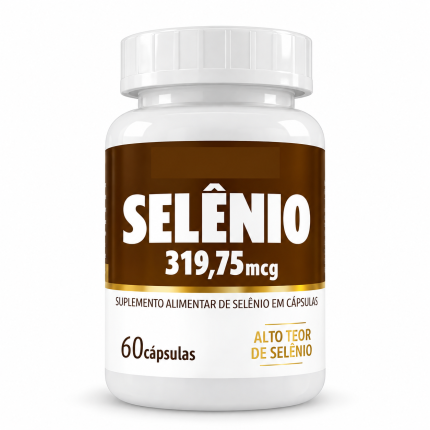 Selênio 319,75 mcg – 60 Cápsulas