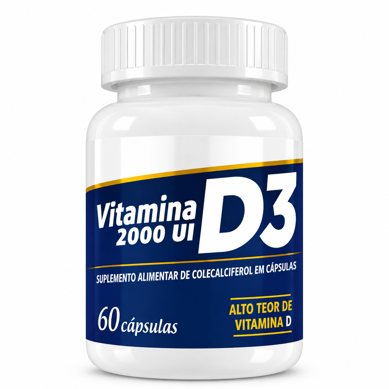 Vitamina D3 Fundo branco