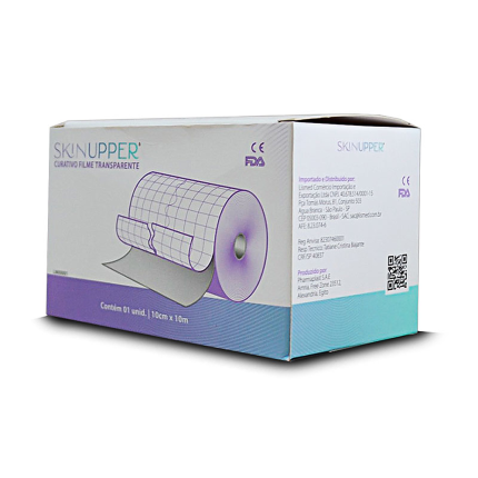Curativo Filme Transparente para Escaras SkinUpper Rolo 15 cm x 10 m